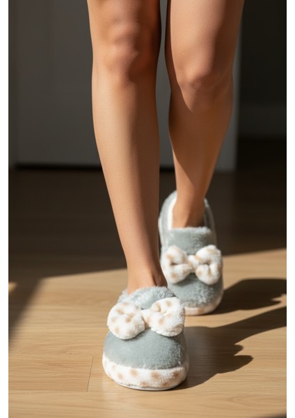 Fiyonk Detaylı Sessiz Tabanlı Kışlık Ev Pandufu fırsatları