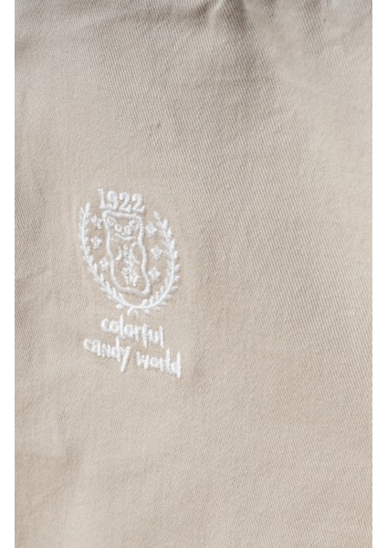 Erkek Çocuk Gabardin Jogger Pantolon Krem GB501 fiyatları