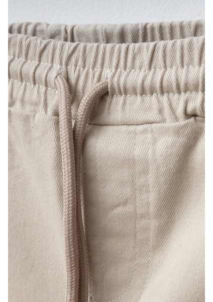 Erkek Çocuk Gabardin Jogger Pantolon Krem GB501 modelleri
