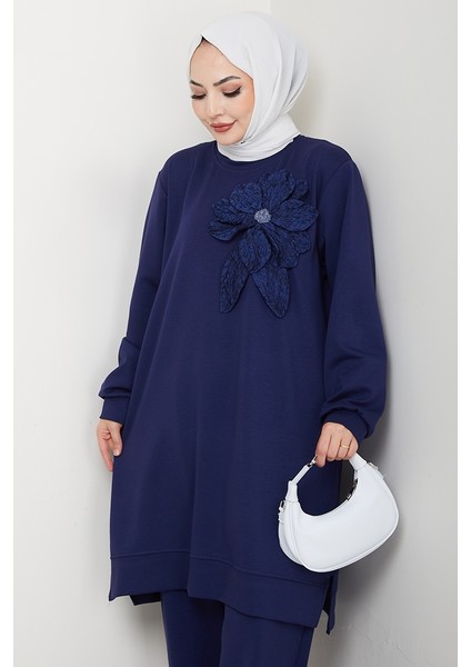 Çiçek Detay Oysho Ikili Takım 1662 - Lacivert fiyatları