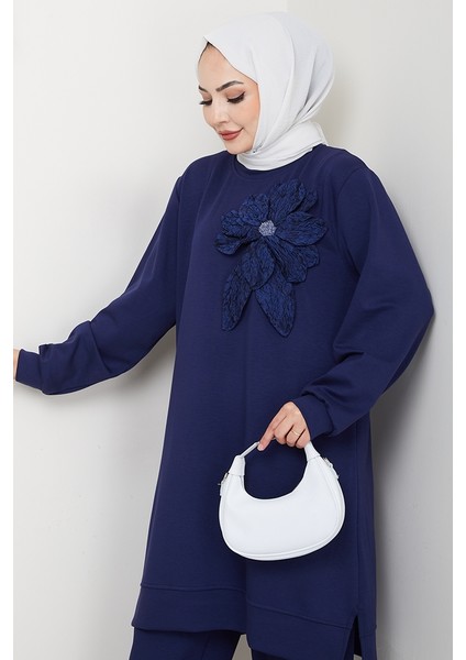 Çiçek Detay Oysho Ikili Takım 1662 - Lacivert fırsatları