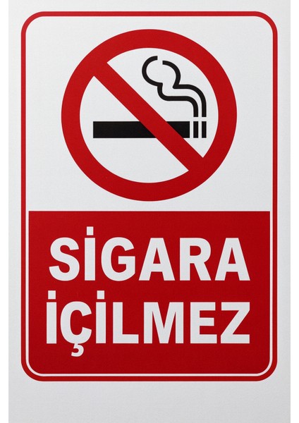 6’lı Uyarı ve Yönlendirme Levha Seti – Dekota Üzeri Baskı (13X20 Cm) modelleri