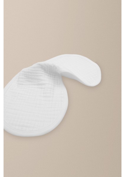 8 Katlı Müslin Bebek Omuz Mendili - %100 Pamuk - 4'lü Paket - Omuz Örtüsü -Ekru Renk modelleri