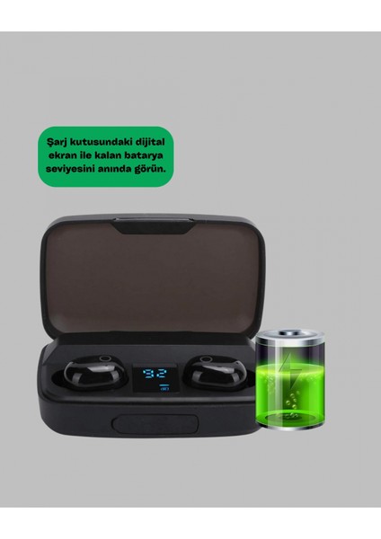 Bluetooth V5.0 Teknolojili Parmak Dokunmatik Kontrol Kulaklık Seti indirimleri