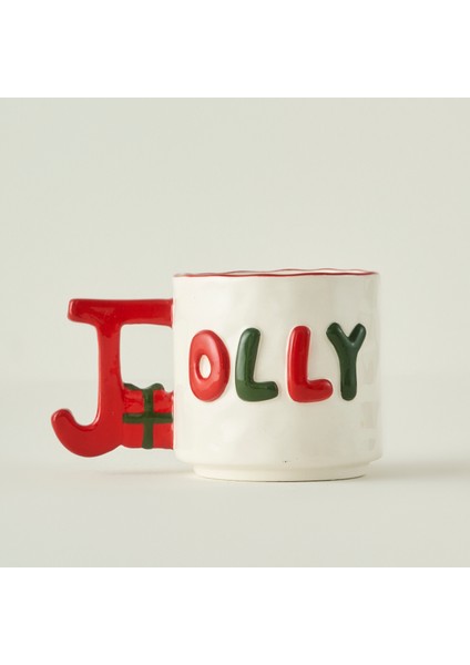 Jolly Yılbaşı Stoneware Kupa (360 cc)