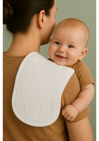 8 Katlı Müslin Bebek Omuz Mendili - %100 Pamuk - 2'li Paket - Omuz Örtüsü -Ekru Renk fiyatları