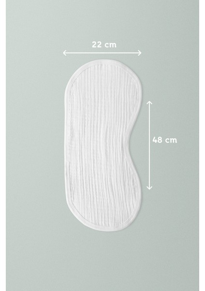 8 Katlı Müslin Bebek Omuz Mendili - %100 Pamuk - 2'li Paket - Omuz Örtüsü -Ekru Renk fırsatları