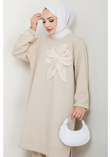 Çiçek Detay Oysho Ikili Takım 1662 - Bej fiyatları