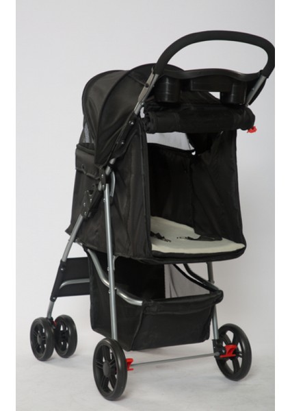 Techmrt Tommy Evcil Hayvan Arabası Siyah 80.5*45.5*101 Max 15KG modelleri