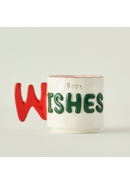 Wishes Yılbaşı Stoneware Kupa (360 cc)