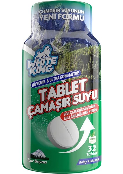 Çamaşır Suyu Tableti Karbeyaz 32'li