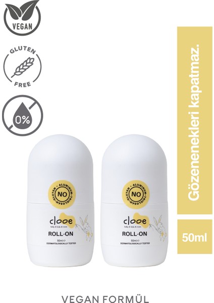 Doğal Roll-On 50 ml 2'li