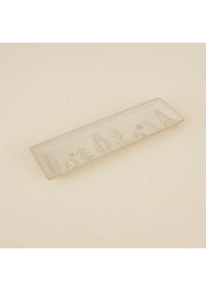 New Year Yılbaşı Trees Dekoratif Tabak 37,4 x 11,7 x 2,4 cm fiyatları