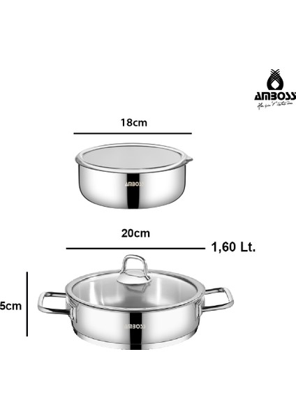 Master Class 6 Parça Paslanmaz Çelik Tencere Tava Saklama Kabı Seti indirimleri