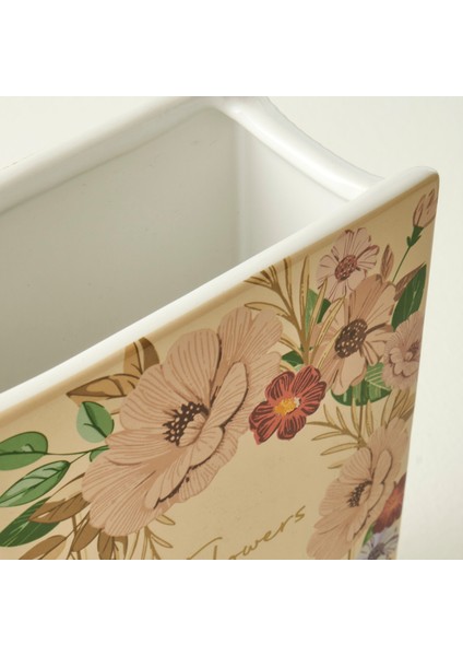 Book Seramik Vazo Krem (14X7X20 Cm) fırsatları