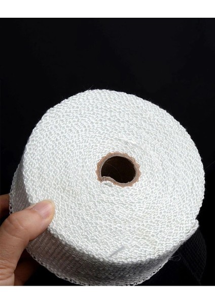 50 Metre 3 cm Cam Elyaf Eksoz Sargısı Manifold Sargı Bezi Yanmaz Bant 5 mm (Kalınlık) fırsatları