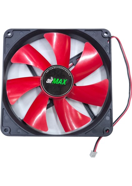 14 cm 12V 2 Pinli Fan 14*14*2.5cm Ölçülerinde 12 Volt 2 Pimli Soğutucu Fan
