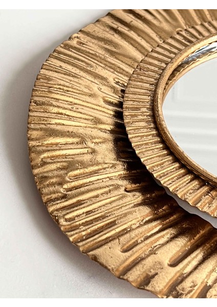 Solar Gold Kabartmalı 3'lü Ayna Seti indirimleri