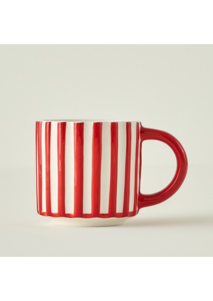 Merry Yılbaşı Seramik Kupa Kırmızı (500 cc)