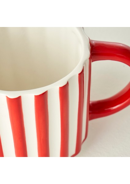 Merry Yılbaşı Seramik Kupa Kırmızı (500 cc) fiyatları