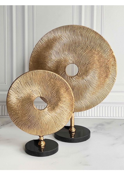 Nova Gold Halkalı 2'li Aksesuar Seti