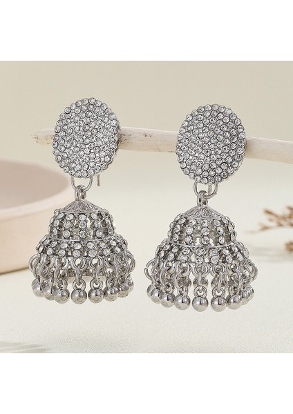 Tianze Run Kristal Oval Küpe (Yurt Dışından)