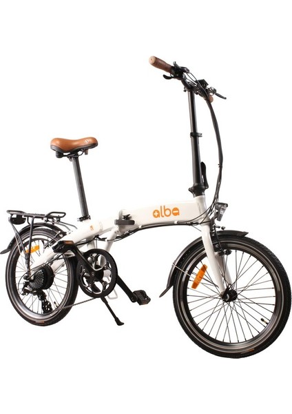 Fold 2 36V 7.8AH 20 Jant Katlanır Elektrikli Bisiklet Beyaz Nfc 2025 El Gazlı