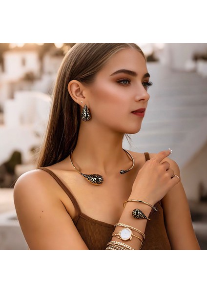 Tianze Rün Su Damlası Kolye Küpe (Yurt Dışından) fiyatları