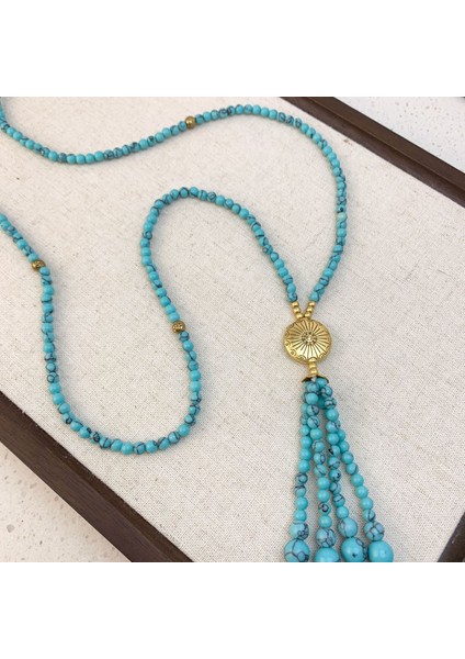 Tianze Renkli Yeşim Çin Tarzı Kolye (Yurt Dışından) modelleri