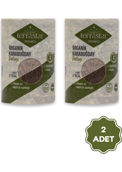 Organik Karabuğday Patlağı 2'li Paket