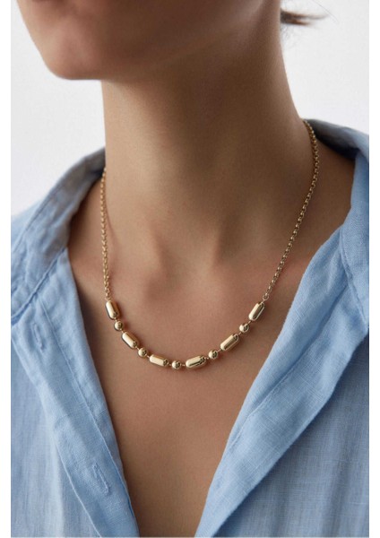 14 Ayar Altın Modern Kapsül Kolye fiyatları