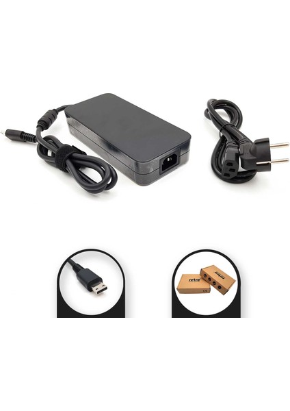 Retro Msı 20V 12A 240W 4 Pin USB Tip Notebook Adaptör RPA-AC339