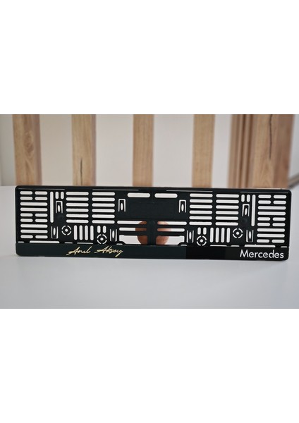 Kişiye Özel Lazer Kesim Pleksi Plakalık