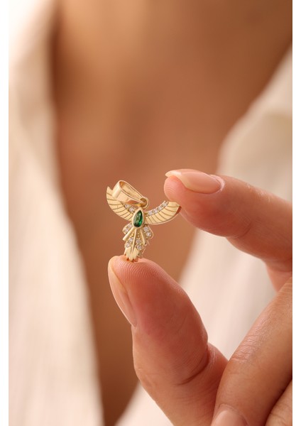 14 Ayar Altın Singapur Zincir Anka Kuşu Kolye modelleri