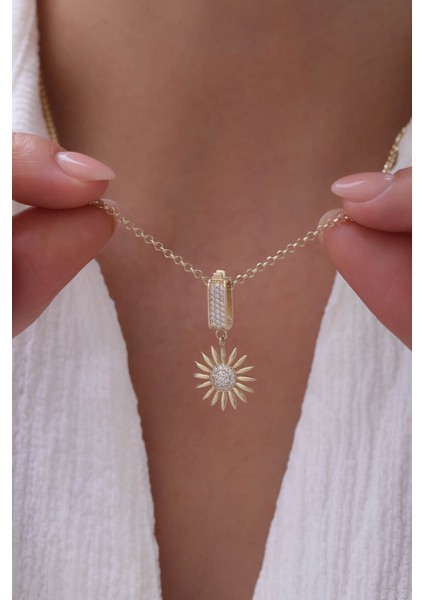 14 Ayar Altın Doch Zincir Güneş Kolye fiyatları