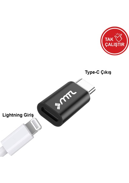 Lightning To Type-C Otg Adaptör - Type-C Şarj Dönüştürücü modelleri