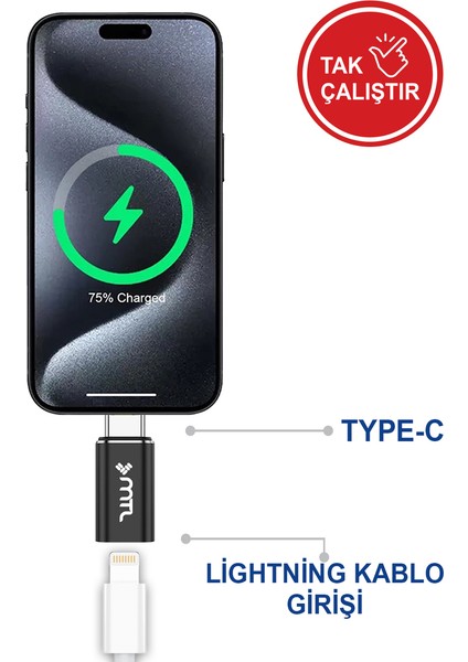Lightning To Type-C Otg Adaptör - Type-C Şarj Dönüştürücü fırsatları