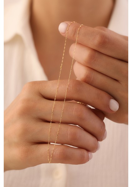 14 Ayar Altın Italyan Aynalı Zincir fiyatları