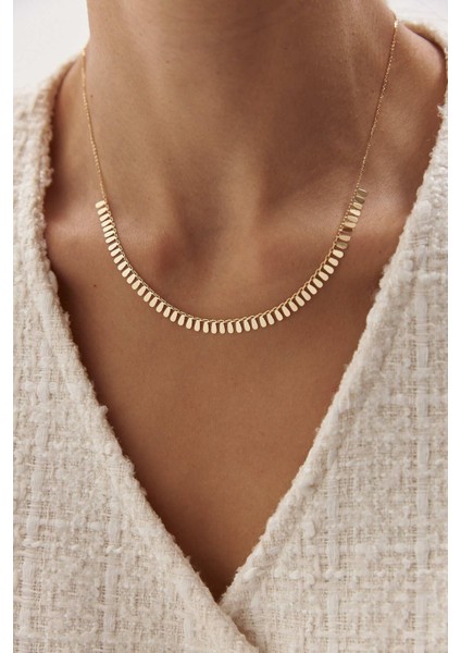 Altın Pullu Kolye modelleri