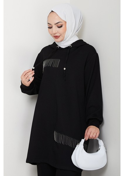 Zincir Detay Oysho Ikili Takım 1660 - Siyah fırsatları