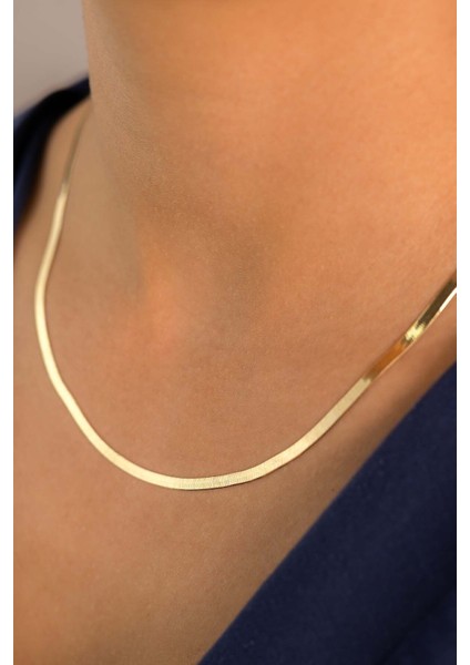 Altın Italyan Ezme Kemer Kolye modelleri