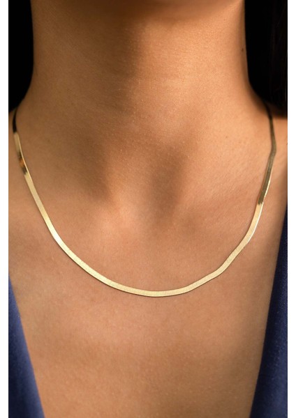 Altın Italyan Ezme Kemer Kolye indirimleri