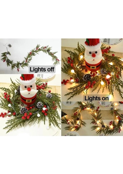 Kozalak LED Kozolag Çelengi Yılbaşı Süsü Kozalaklı Şerit Çam Ağacı Süsü Yılbaşı Ağacı Süsü fiyatları