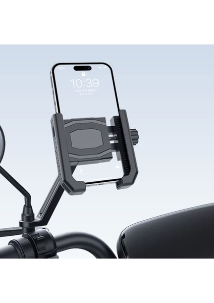 Yüksek Kaliteli Ayna Motosiklet Bisiklet Dağ Bisikleti Navigator Telefon Tutucu Standı indirimleri