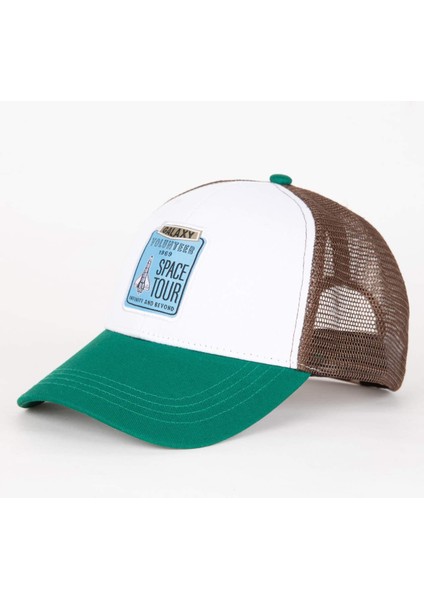 Erkek Etiket Baskılı Pamuklu Cap Şapka