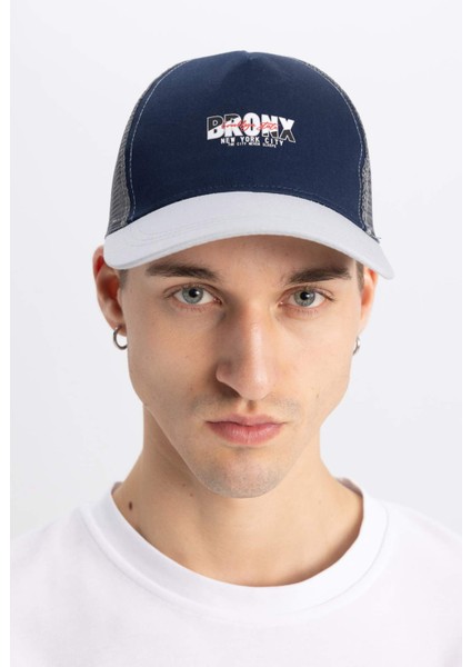 Erkek Nakışlı Dokuma Beyzbol Basketbol Şapkası