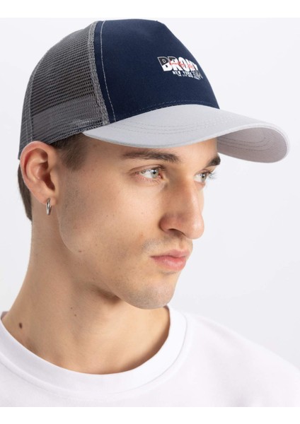 Erkek Nakışlı Dokuma Beyzbol Basketbol Şapkası