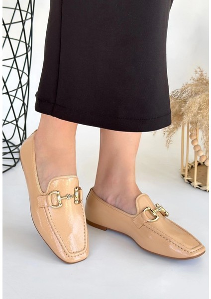 Techmrt Guart Nude Rugan Babet Ayakkabı (Numara: 39)