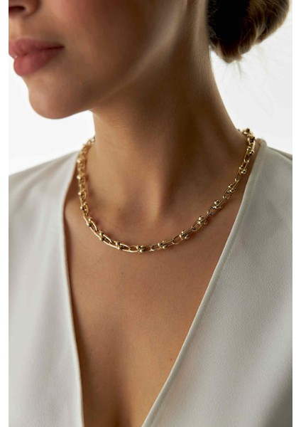 14 Ayar Altın Mariner Kolye