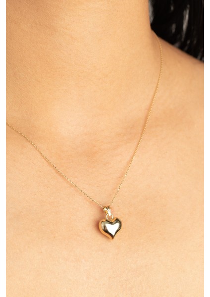Altın Forse Zincir Kalp Kolye Orta Boy fiyatları
